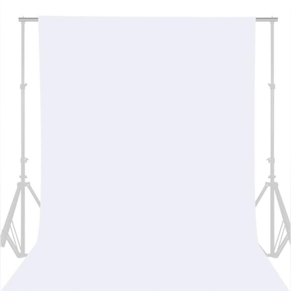 🩵NIB White 8x10 Ft Soft Fabric Photography Backdrop #2 - Picture 7 of 7